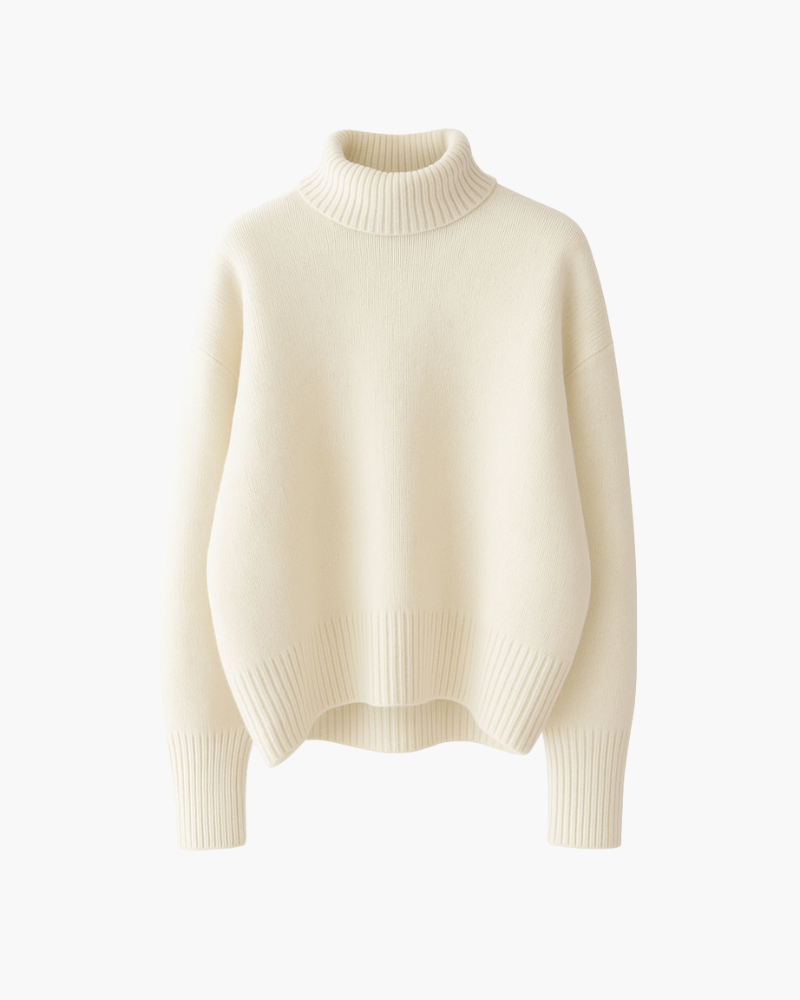 Karolina | Sweter z wysokim kołnierzem