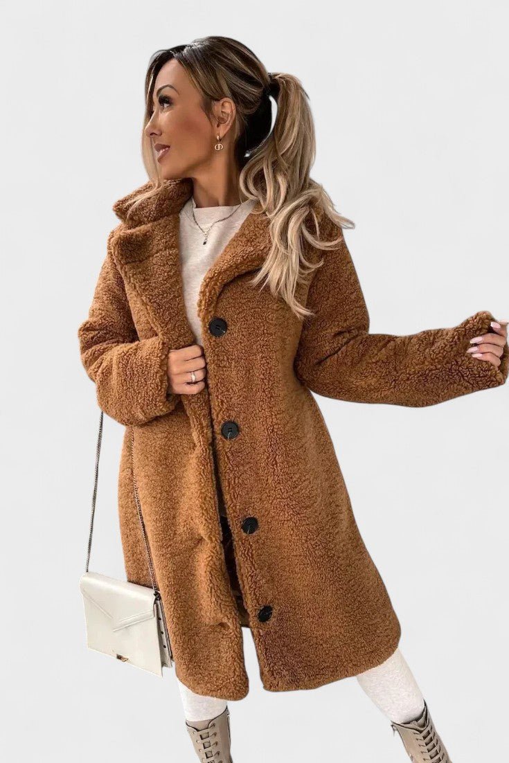 Katarzyna | Kurtka teddy w eleganckim stylu
