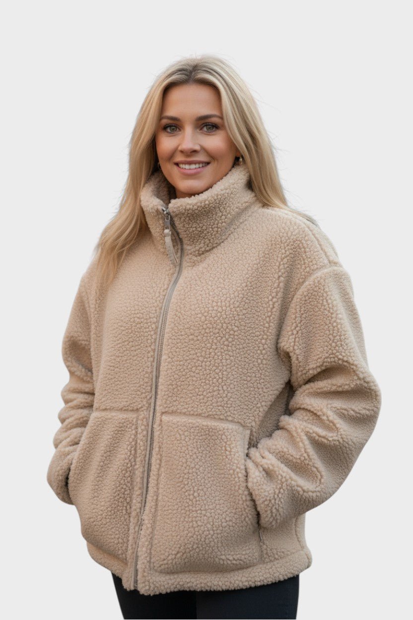 Agnieszka | Elegancka szlafrok teddy w stylu nordyckim
