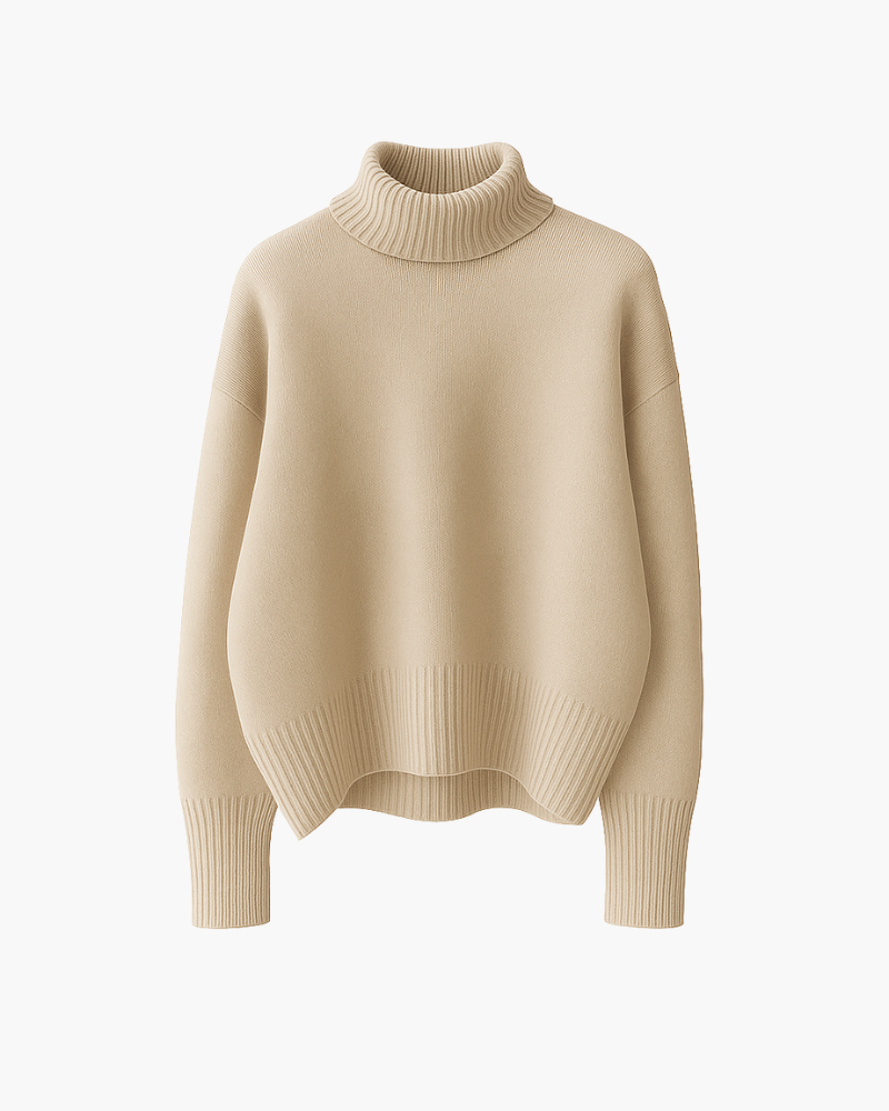 Karolina | Sweter z wysokim kołnierzem