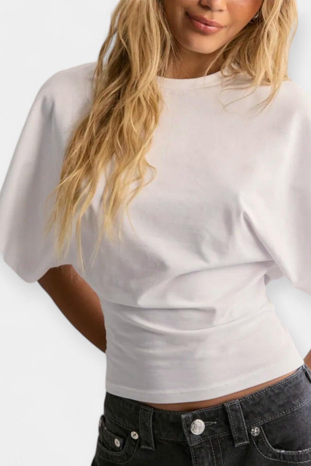 Agnieszka | T-shirt z szerokimi rękawami