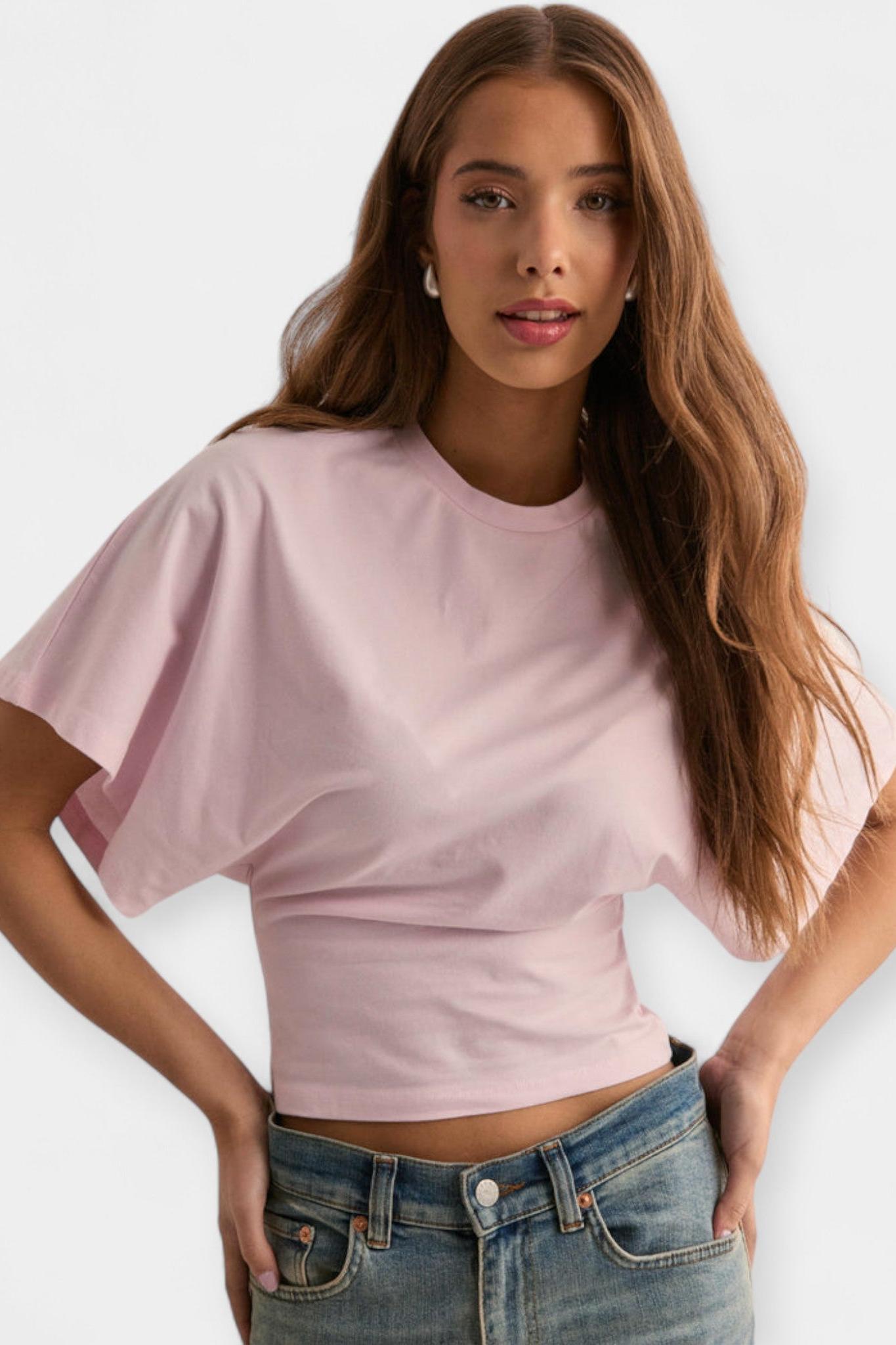 Agnieszka | T-shirt z szerokimi rękawami